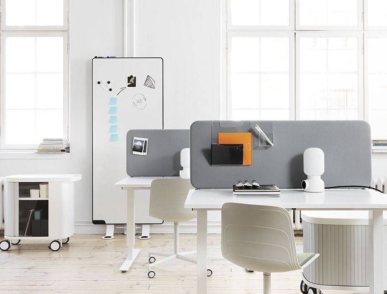 Softline desk screens