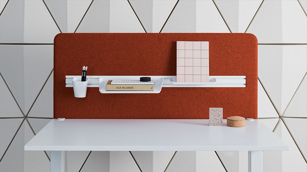 Softline desk screen accessories