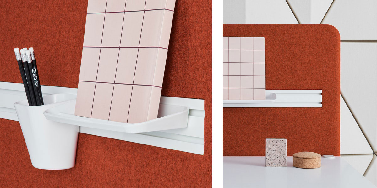 Softline desk screen accessories