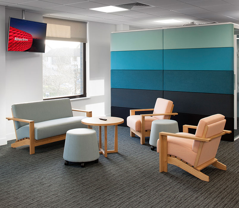 Sully stool in waiting area 