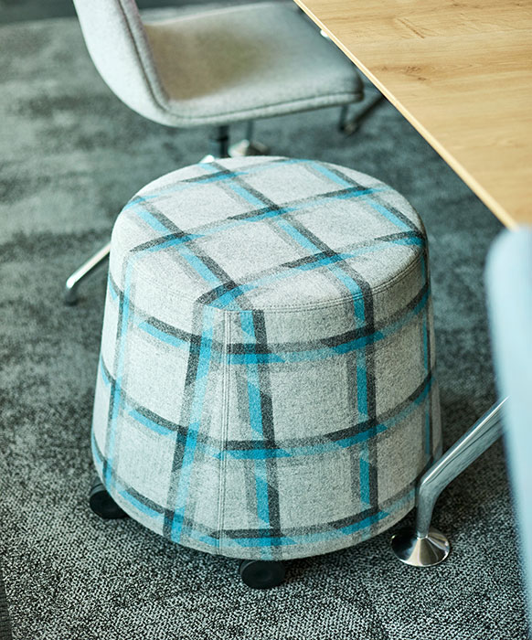 Sully stool upholstery 