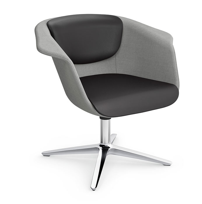 Sweet Spot chair with polished base