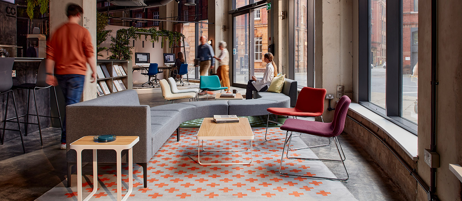 Symbol breakout sofa