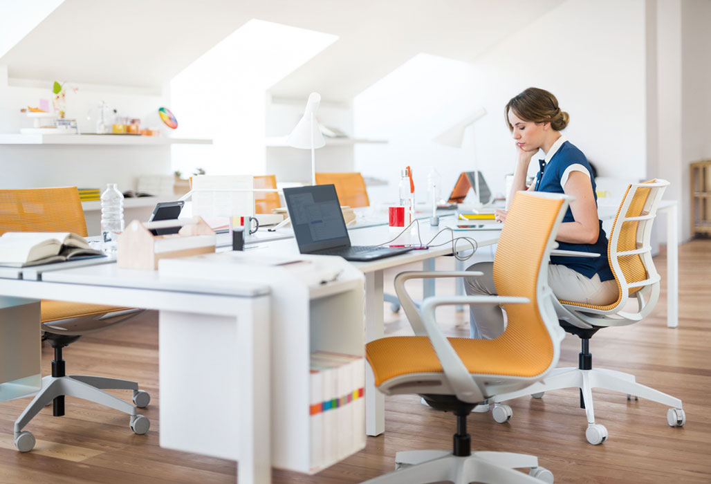 Get Together bench desk with storage box