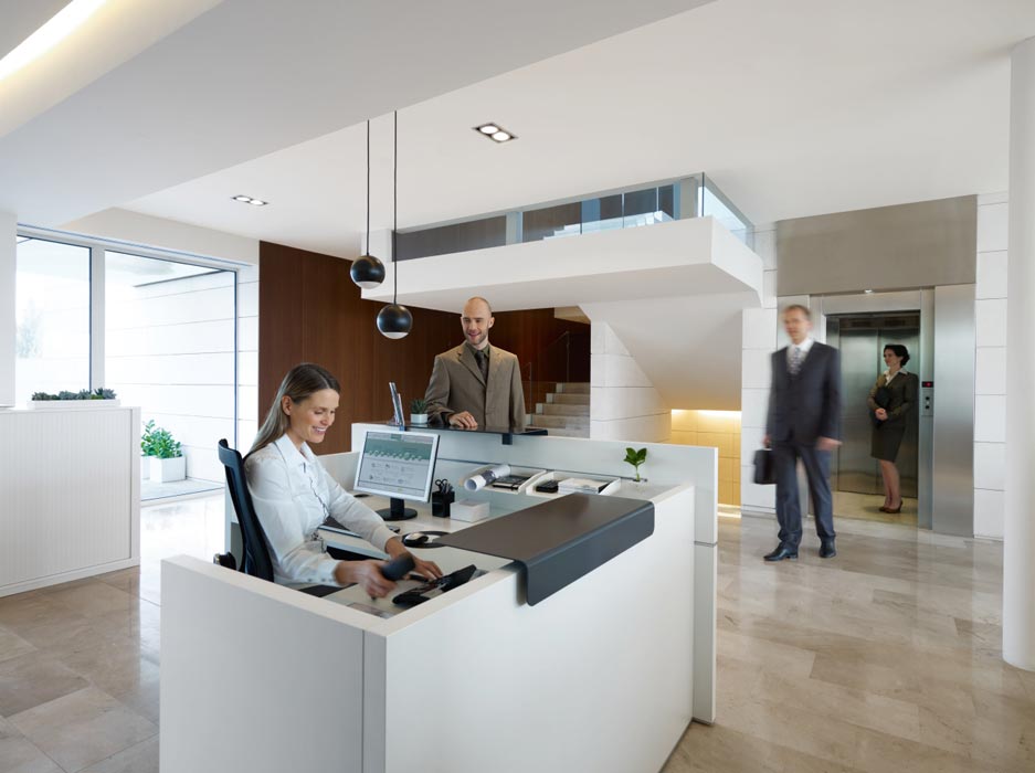 Touch reception counter