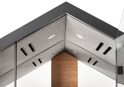 Pod ceiling lighting