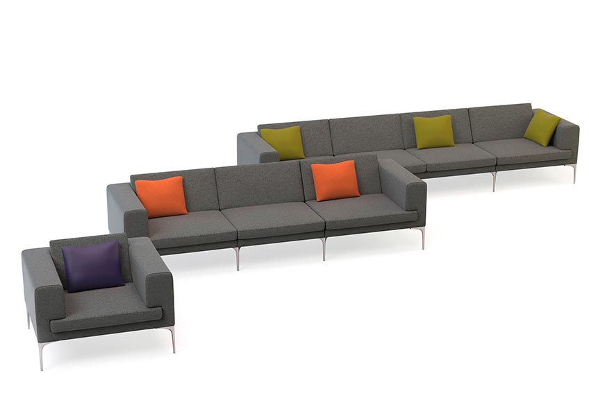 Vale sofas and arm chair