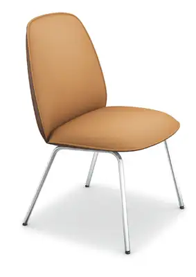 cafe chair with metal legs