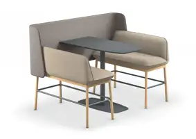 work cafe bench seating
