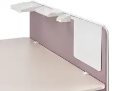 acoustic divide in pink fabric