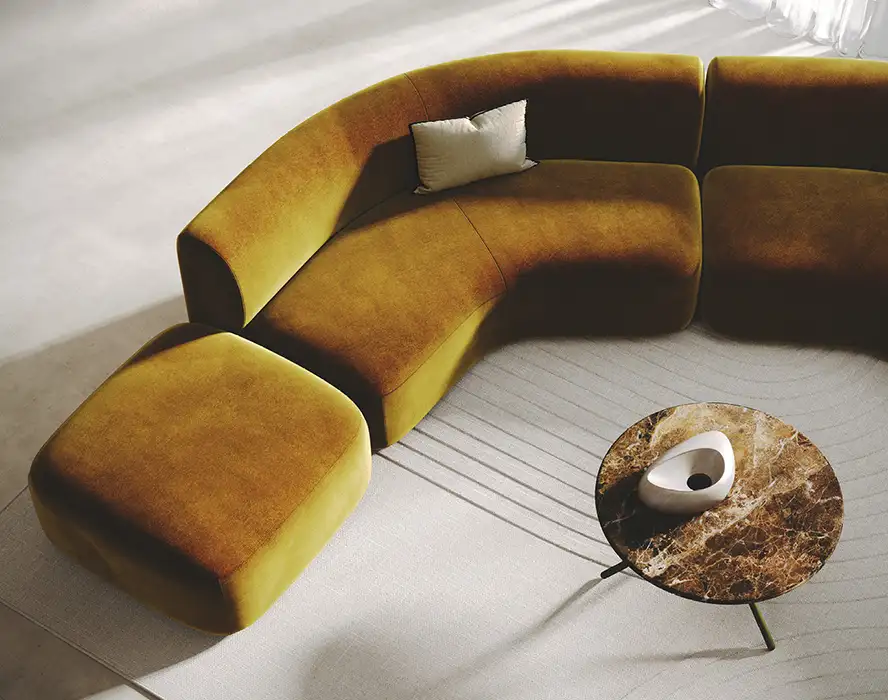 Beau 120 degree sofa