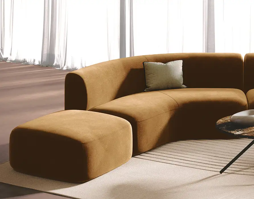 Beau sofa pouffe