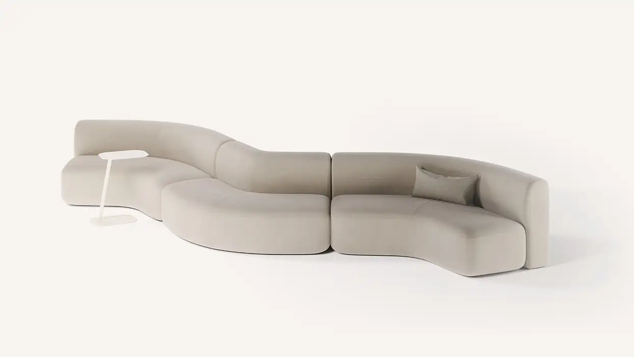 Beau s-shape sofa