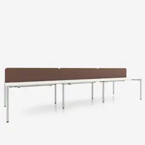 6 user bench desk