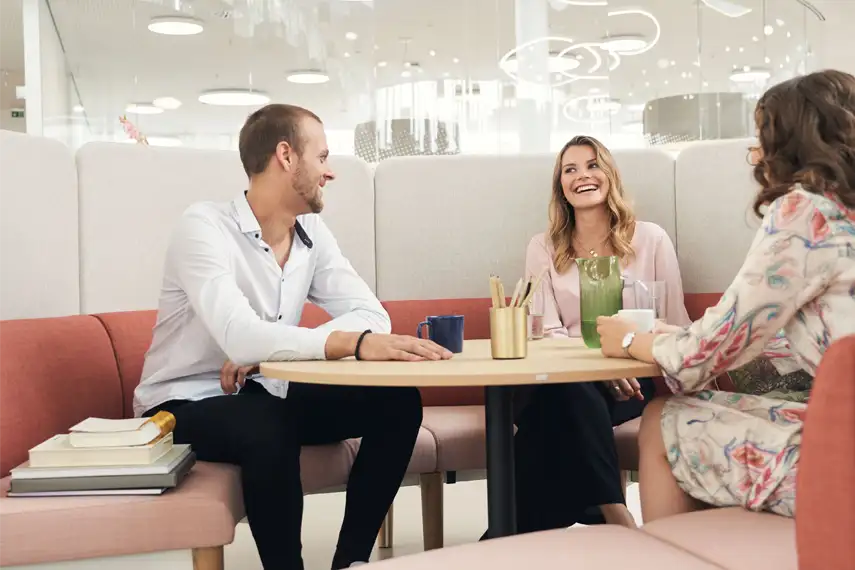 Collaborative Office furniture in agile workspace