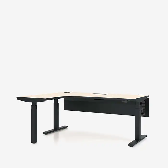 eModel 2 adjustable corner desk