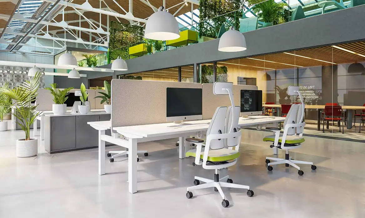 eModel 2 adjustable desk