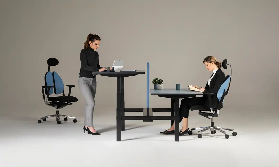 eModel 2 adjustable desk