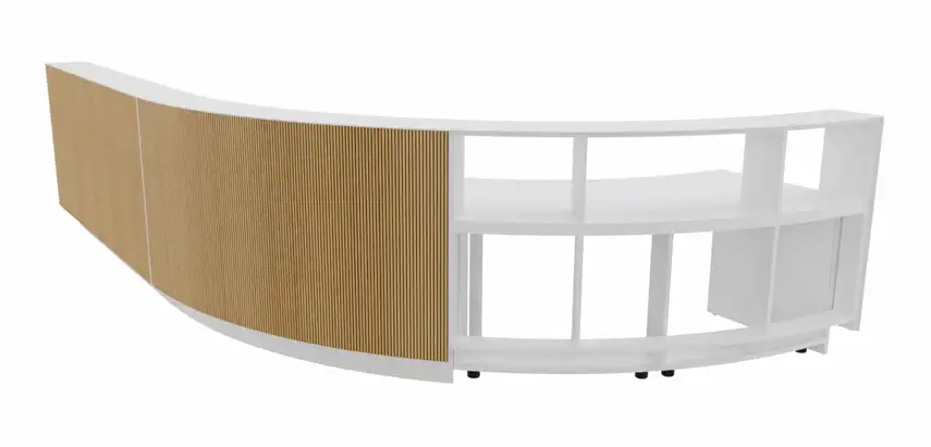 Contemporary modular reception desk