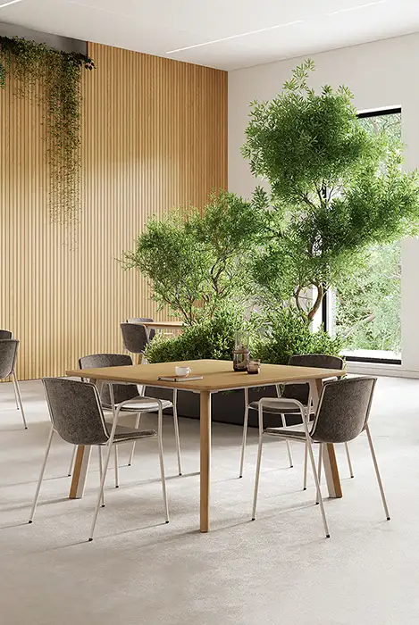 Omega PET felt Arm Chair