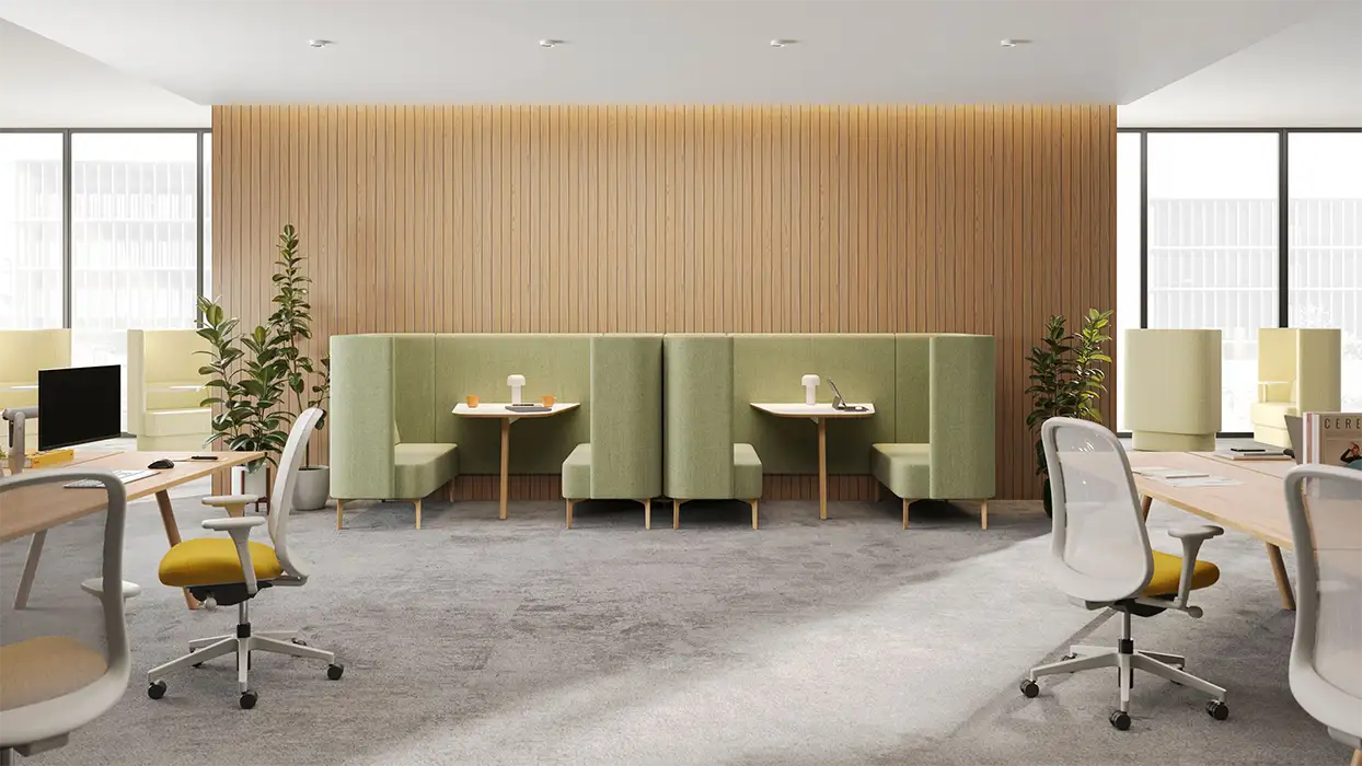 Pullman booths in office