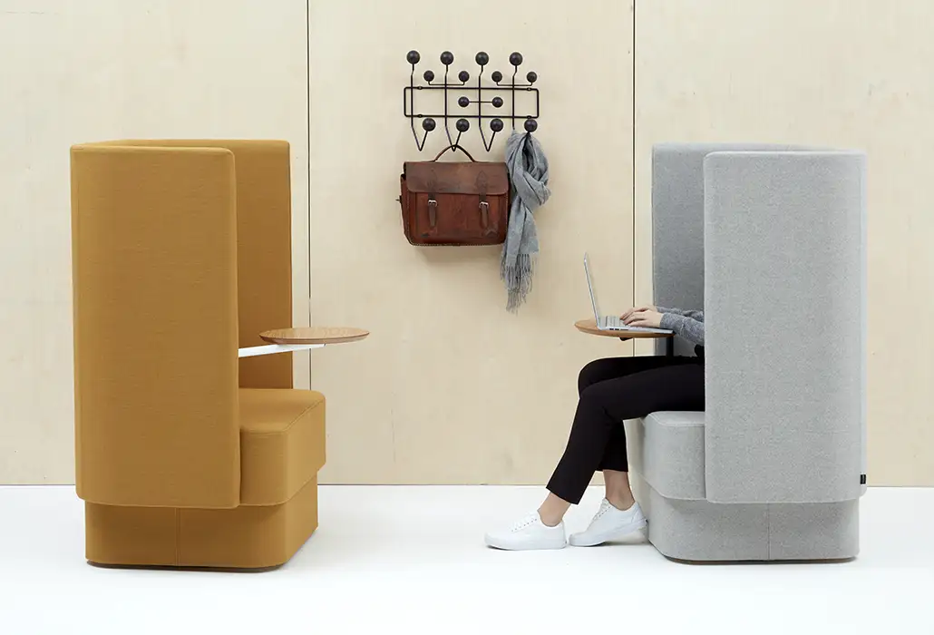 Pullman chairs facing each other