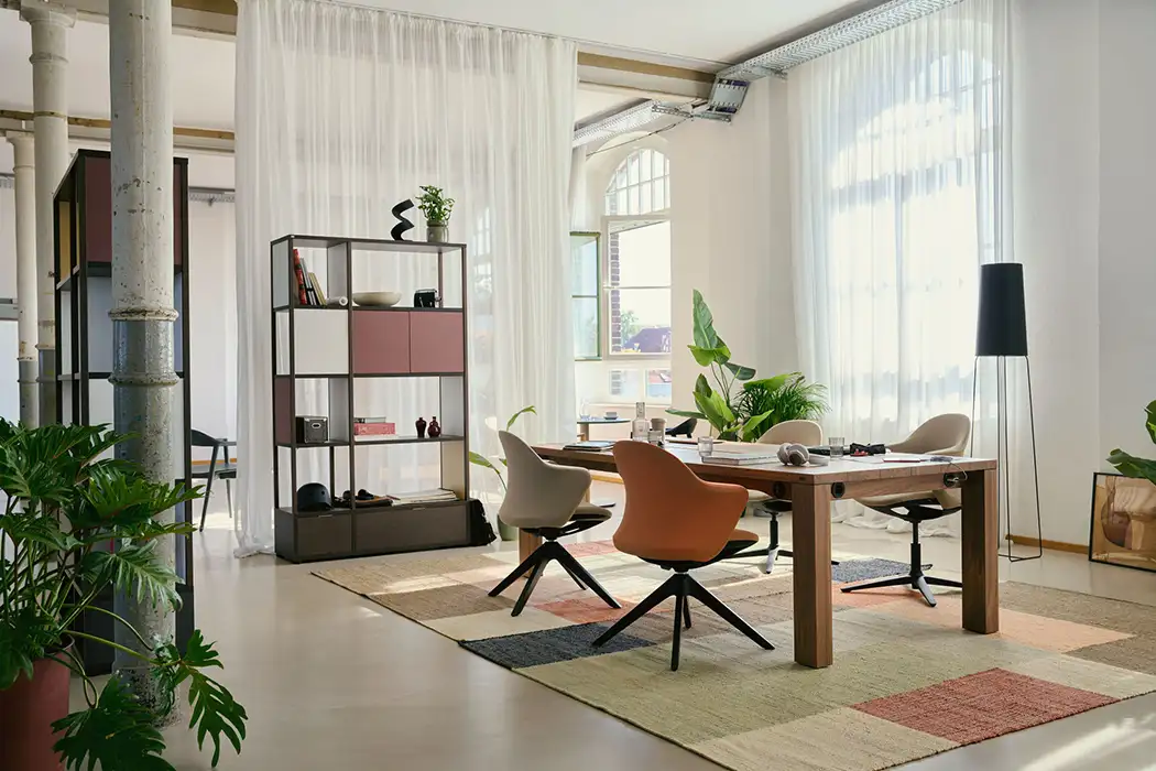 Team table in work cafe