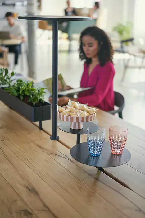 Team table in work cafe
