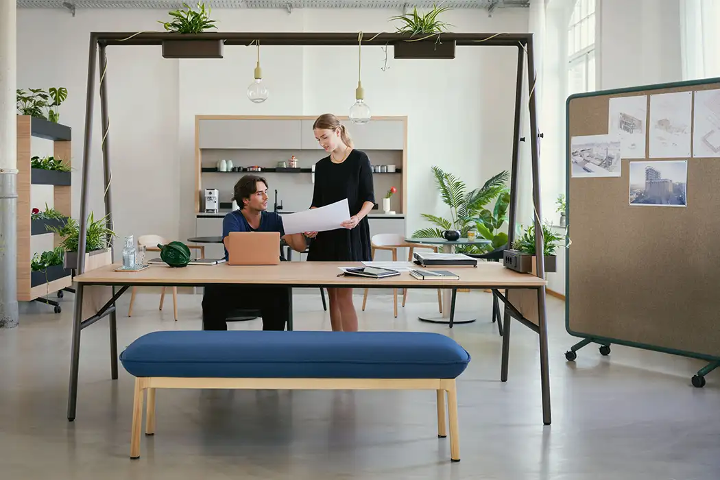 A frame table in Agile Workspace
