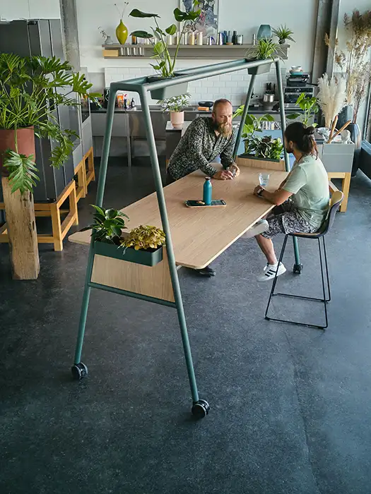 A frame table in Agile Workspace