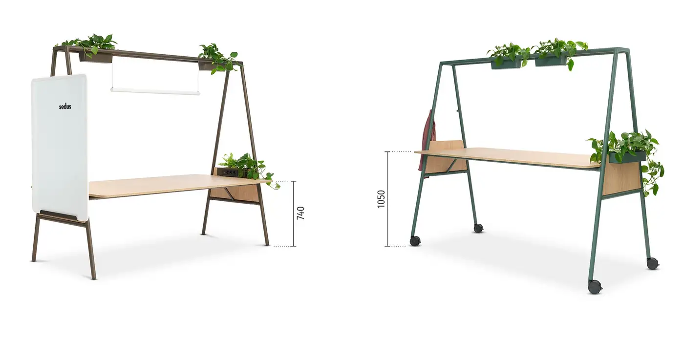 A frame table in Agile Workspace
