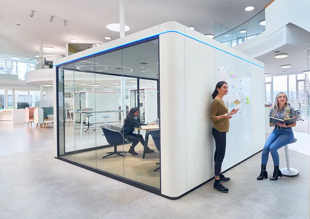 Office Pod with writable walls