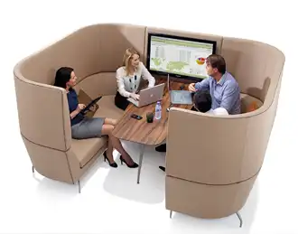 Sofa booth for meetings