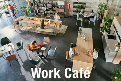 Work Cafe Furniture Layout
